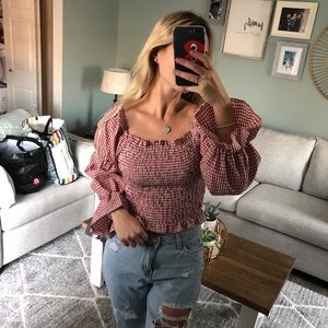 Princess Polly gingham crop !!